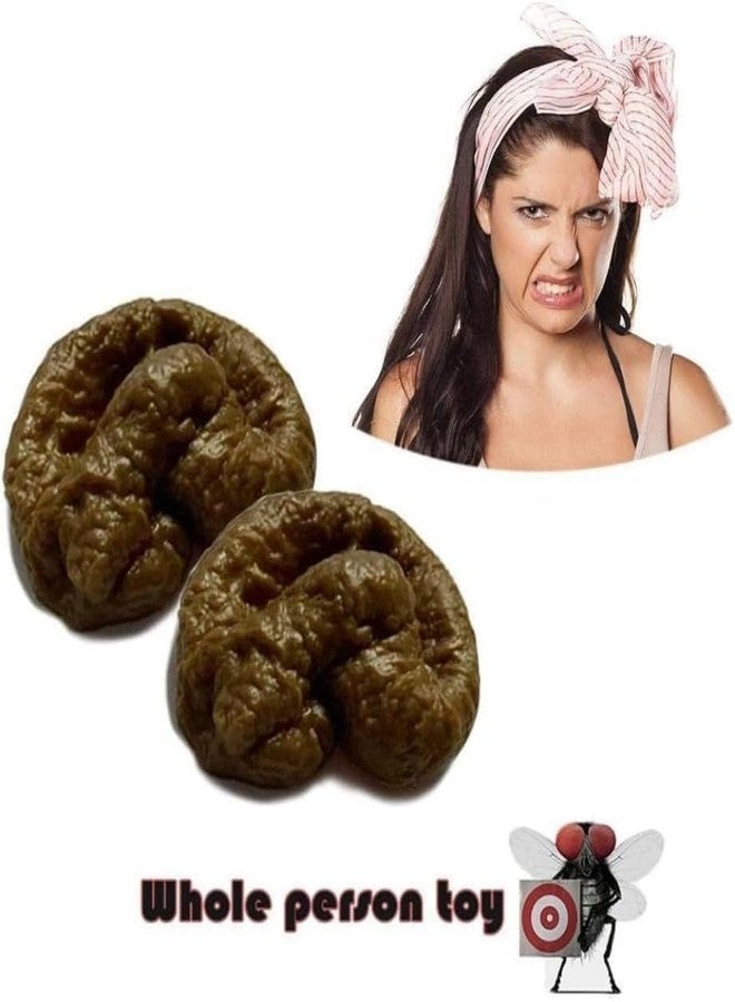 Qintreesify Fake Poopy Toy, Brown Realistic Fake Poop, Novelty Floating Fake Poop Toys for April Fools' Day Prank, Poopy Games, Perfect Gag Gift - Image 5